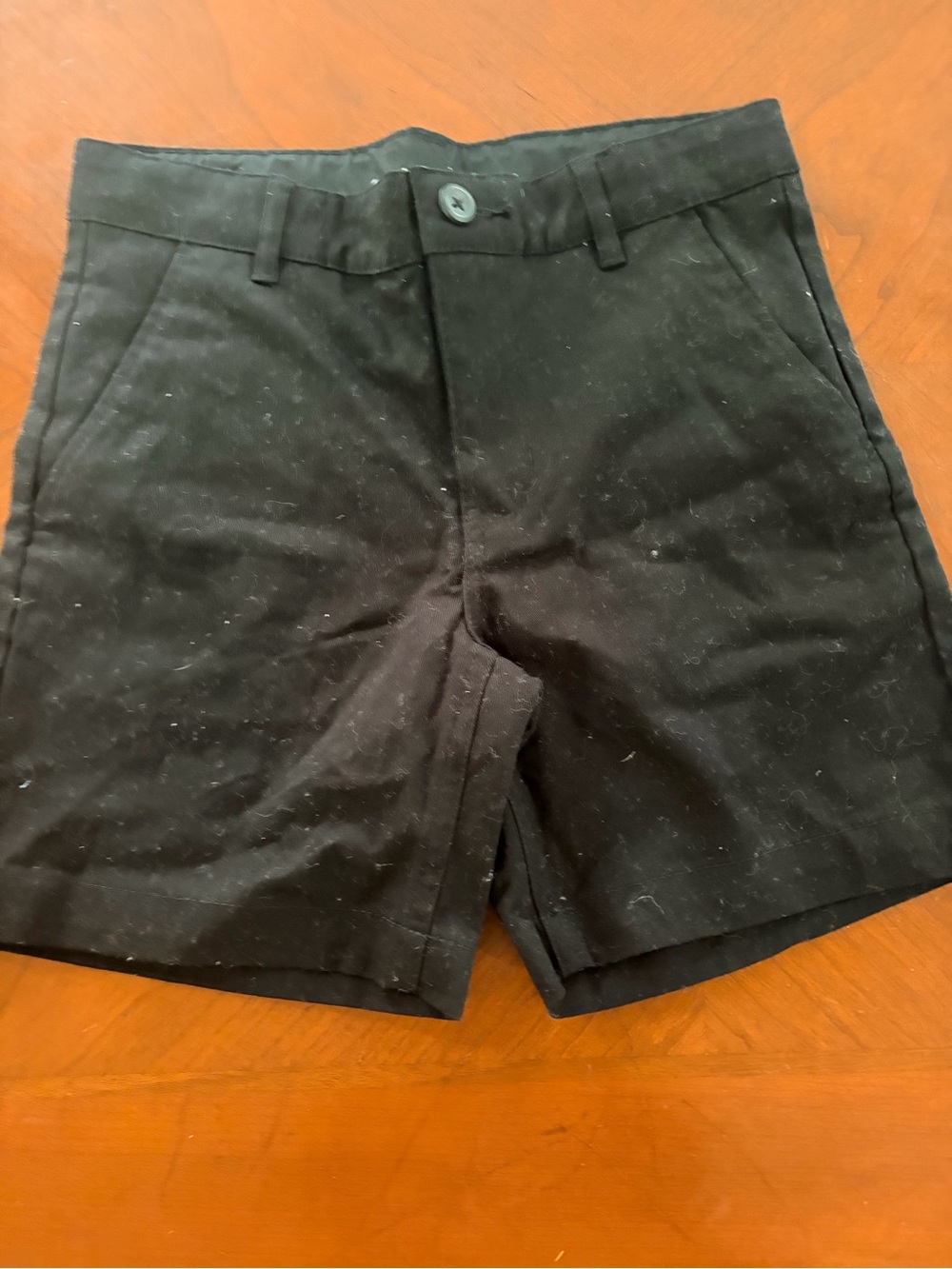 Old Navy Black Flat-Front Chino Shorts